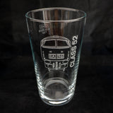 Engraved Pint Glass - Diesel Loco Classes