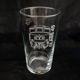 Engraved Pint Glass - Diesel Loco Classes