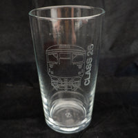 Engraved Pint Glass - Diesel Loco Classes