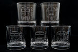 Engraved Whiskey Tumblers - Diesel Loco Classes