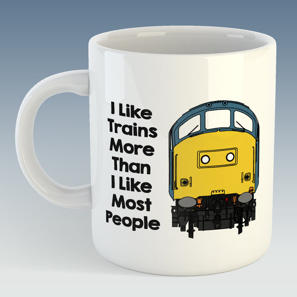 I like trains more than I like most people Mug / Coaster - Class 37