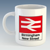 BR Railway Station Sign Design Mug / Coaster - PERSONALISED