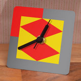 Railfreight Railway Sign - Small desk clock