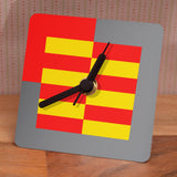 Railfreight Railway Sign - Small desk clock