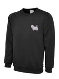 West Highland Terrier 'Scottie Dog' BR Logo British Rail Sweat Shirt