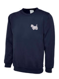 West Highland Terrier 'Scottie Dog' BR Logo British Rail Sweat Shirt