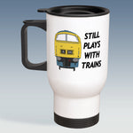 Travel Mug - Still Plays With Trains - Class 52 BR Blue
