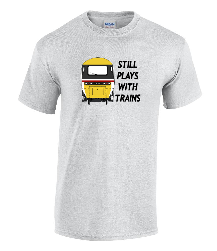 Still Plays With Trains HST Intercity Printed T Shirt Pixel Shack Store