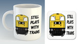 Still plays with trains Mug / Coaster - Class 20/26/37/40/42/45/47/50/52/55/HST
