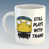 Still plays with trains Mug / Coaster - Class 20/26/37/40/42/45/47/50/52/55/HST
