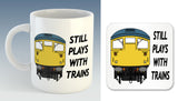 Still plays with trains Mug / Coaster - Class 20/26/37/40/42/45/47/50/52/55/HST