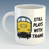 Still plays with trains Mug / Coaster - Class 20/26/37/40/42/45/47/50/52/55/HST