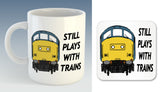 Still plays with trains Mug / Coaster - Class 20/26/37/40/42/45/47/50/52/55/HST