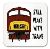 Still plays with trains Mug / Coaster - Class 20/26/37/40/42/45/47/50/52/55/HST