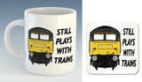 Still plays with trains Mug / Coaster - Class 20/26/37/40/42/45/47/50/52/55/HST