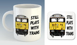 Still plays with trains Mug / Coaster - Class 20/26/37/40/42/45/47/50/52/55/HST