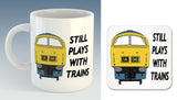Still plays with trains Mug / Coaster - Class 20/26/37/40/42/45/47/50/52/55/HST
