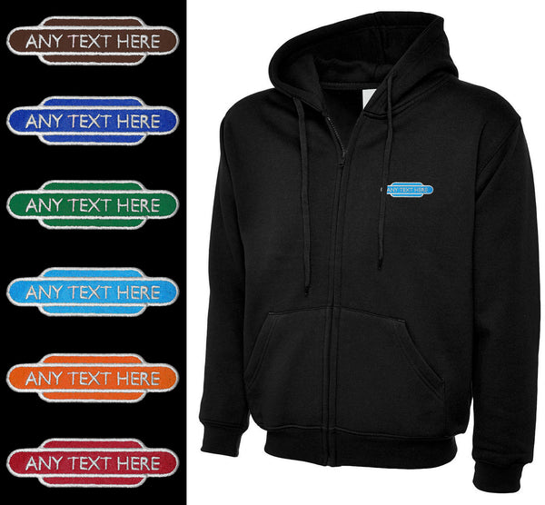 British Rail BR Totem Hoodie - 6 Totem Colours Available - PERSONALISED