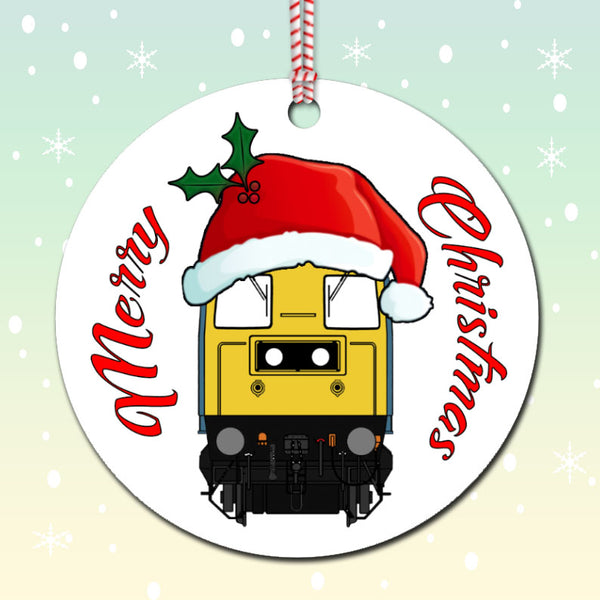 Diesel Loco Cab Front Christmas Decoration - Various Classes