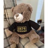 2874 Plush Teddy Bear (Choice of 3 T-Shirt Designs)