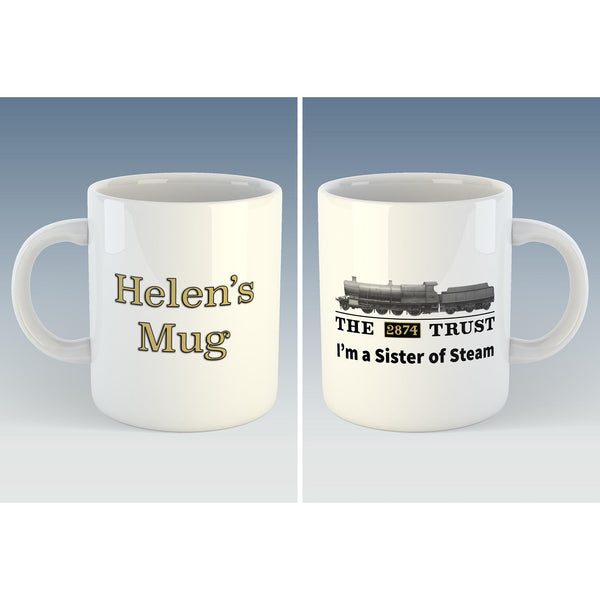 2874 Trust 'I'm a Sister of Steam' Mug - Personalised