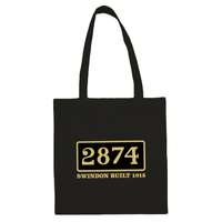 Cotton Shopping Tote Bag - 2874 Logo - 2 Designs 2 Colours
