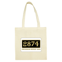 Cotton Shopping Tote Bag - 2874 Logo - 2 Designs 2 Colours
