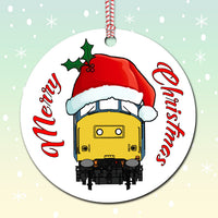 Diesel Loco Cab Front Christmas Decoration - Various Classes