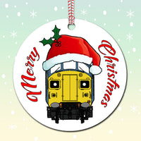 Diesel Loco Cab Front Christmas Decoration - Various Classes