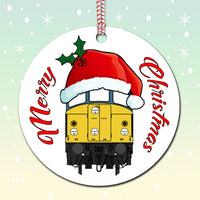 Diesel Loco Cab Front Christmas Decoration - Various Classes