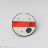 NEW! Semaphore Ground/Shunt signal Enamel Pin Badge