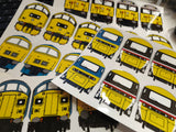 Full Colour UV transfers - Diesel Locomotives