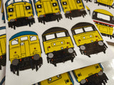 Full Colour UV transfers - Diesel Locomotives