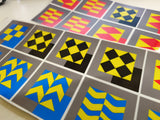 Full Colour UV transfers - Railfreight Sector Logos