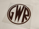 Full Colour UV transfers - GWR Roundel