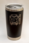 Reusable Stainless Cup - Engraved with Loco Front Line Drawing