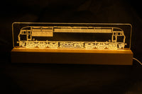 Diesel Loco Night Light (Side Elevation View)