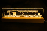 Diesel Loco Night Light (Side Elevation View)