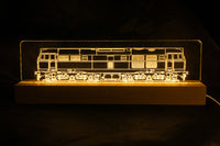 Diesel Loco Night Light (Side Elevation View)