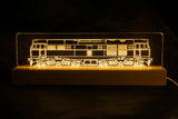 Diesel Loco Night Light (Side Elevation View)