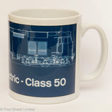 BR Blue line drawing mugs - Various Classes available