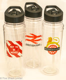 NEW! 500ml Water Bottle with flip lid. Various designs.