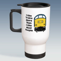 Travel Mug - I Like Trains more than Most People - Diesel Classes