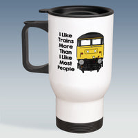 Travel Mug - I Like Trains more than Most People - Diesel Classes