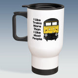 Travel Mug - I Like Trains more than Most People - Diesel Classes