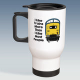 Travel Mug - I Like Trains more than Most People - Diesel Classes