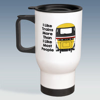 Travel Mug - I Like Trains more than Most People - Diesel Classes