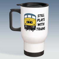 Travel Mug - Still Plays With Trains - Various Diesel Classes