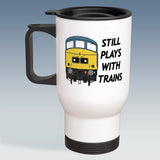 Travel Mug - Still Plays With Trains - Various Diesel Classes