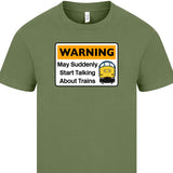 Warning - May suddenly start talking about trains T Shirt (Class 37)